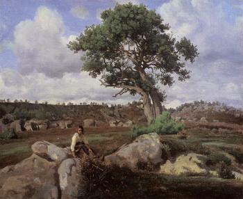 Jean-Baptiste-Camille Corot : Fontainebleau, 'The Raging One'